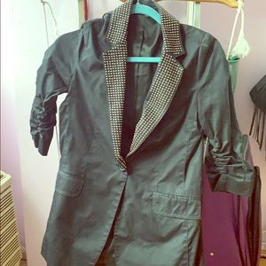 Express blazer quarter sleeve